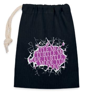 anniversaire lectrices meilleur livre nerd humour - Sac cadeau en coton avec cordon (14 x 20 cm) - bleu marine - Devant
