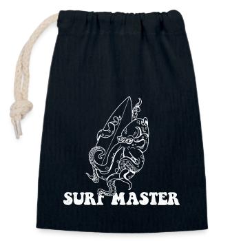 Summer Waves Surfing Octopus Water Sports Board - Closable cotton gift bag (14x20cm) - navy - Front