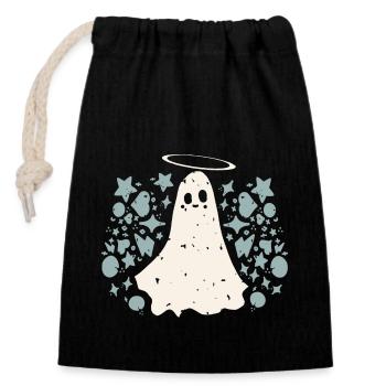 Holy Spirit - Closable cotton gift bag (14x20cm) - black - Front