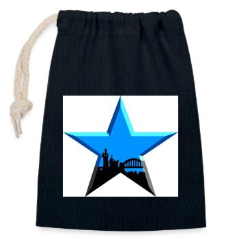 il fullxfull - Closable cotton gift bag (14x20cm) - navy - Front