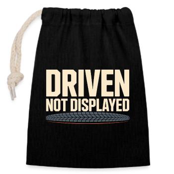 Autocross de piste de la Journée de la Piste Poussière de Frein HPDE - Sac cadeau en coton avec cordon (14 x 20 cm) - noir - Devant