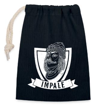 Rumänien Balkan Vlad Tepes Vampir Geschenk - Verschließbarer Geschenkbeutel aus Baumwolle (14x20cm) - Navy - Vorne