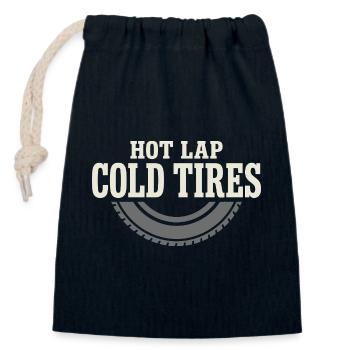 Track Day Brake Dust Hpde Track Car Autocross - Closable cotton gift bag (14x20cm) - navy - Front