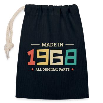 Legendary Since 1968 Original 1968 - Closable cotton gift bag (14x20cm) - navy - Front