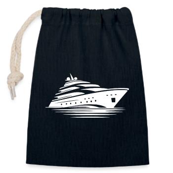 Kreuzfahrtträume auf hoher See Cruise Mode On - Verschließbarer Geschenkbeutel aus Baumwolle (14x20cm) - Navy - Vorne