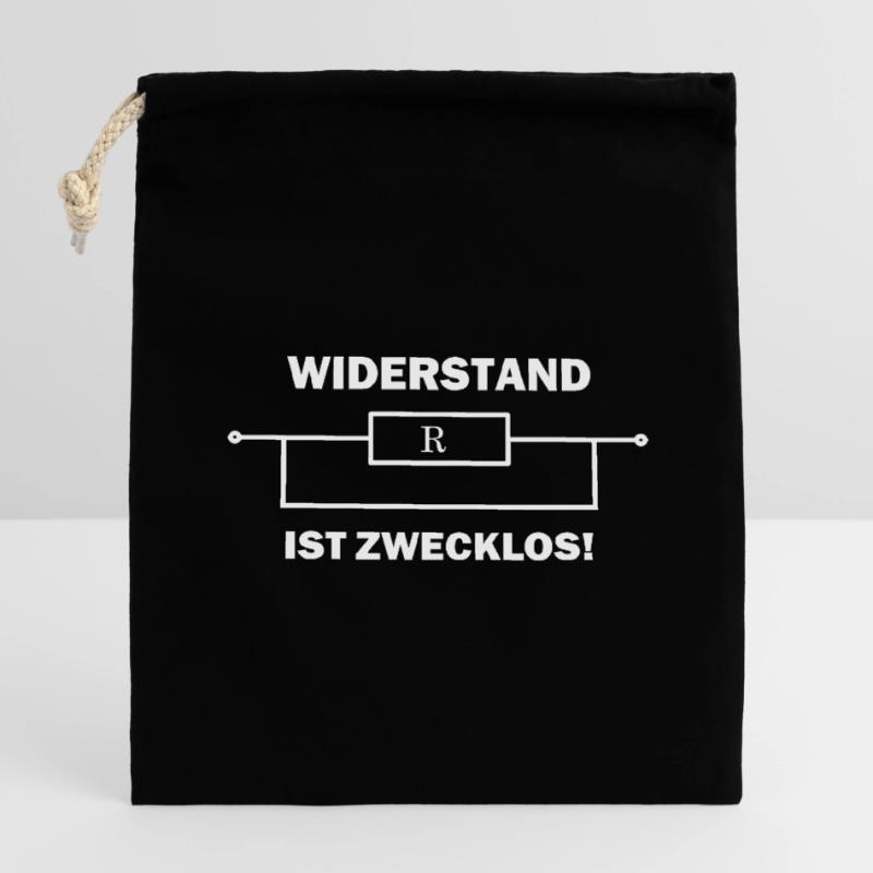 Resistance Electrical Engineering Electronics Electrician Closable cotton gift bag (14x20cm)