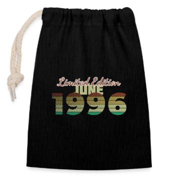 30th Anniversary Limited Edition (SCR) 06/1996 - Closable cotton gift bag (14x20cm) - black - Front