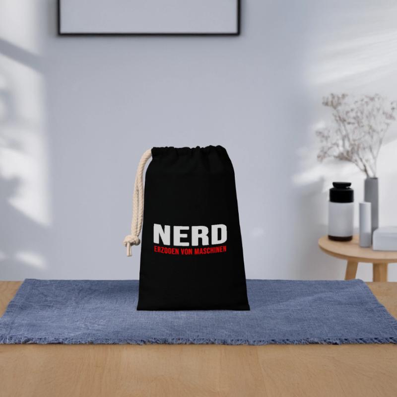 nerd coder server download online nerd-life gamer Verschließbarer Geschenkbeutel aus Baumwolle (14x20cm)