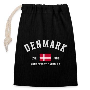 Dänemark Est 908 Vintage - Verschließbarer Geschenkbeutel aus Baumwolle (14x20cm) - Schwarz - Vorne