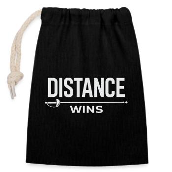 Fencing Fencing Fencing Athlete Fencing Club Sports - Closable cotton gift bag (14x20cm) - black - Front