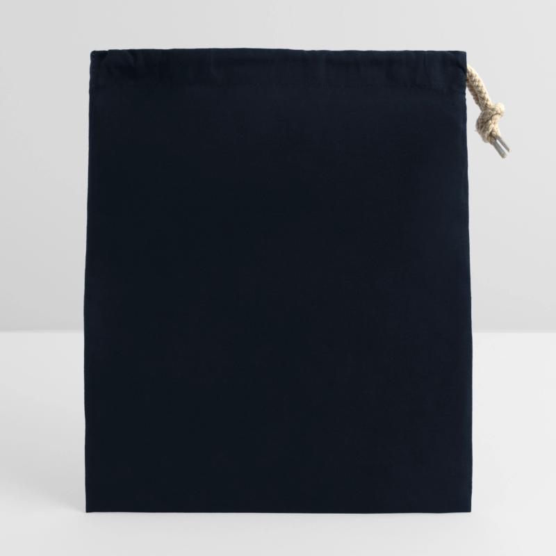Basic complexity Closable cotton gift bag (14x20cm)