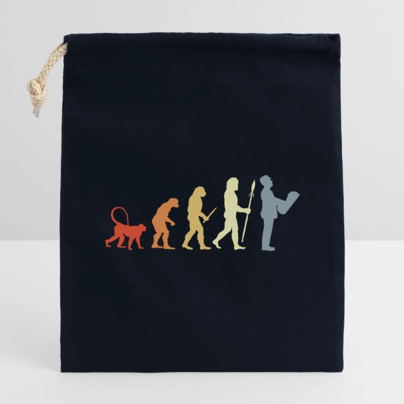 Évolution de l’architecte Sac cadeau en coton avec cordon (14 x 20 cm)