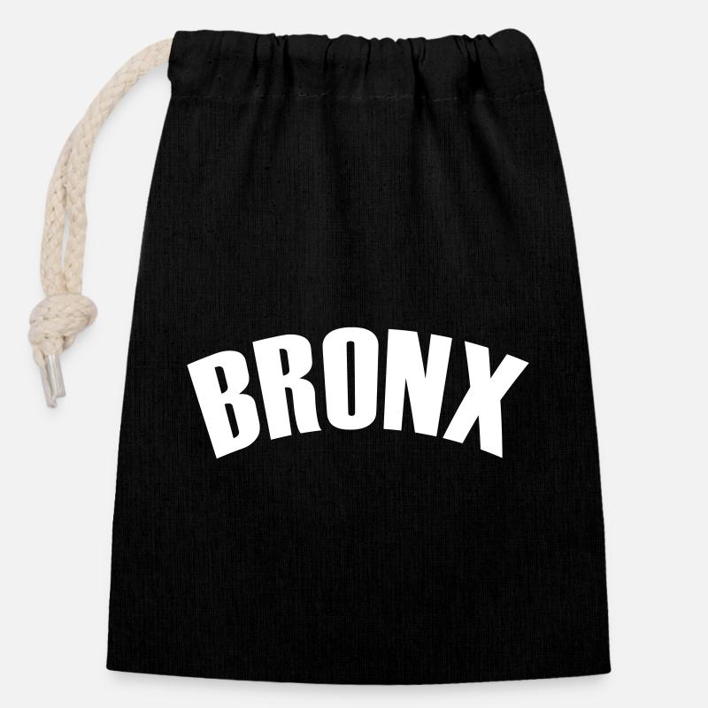 Bronx Shirt - Closable cotton gift bag (14x20cm) - black
