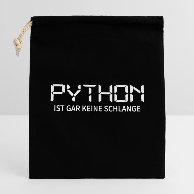 nerd python-coder server download programmieren Verschließbarer Geschenkbeutel aus Baumwolle (14x20cm)