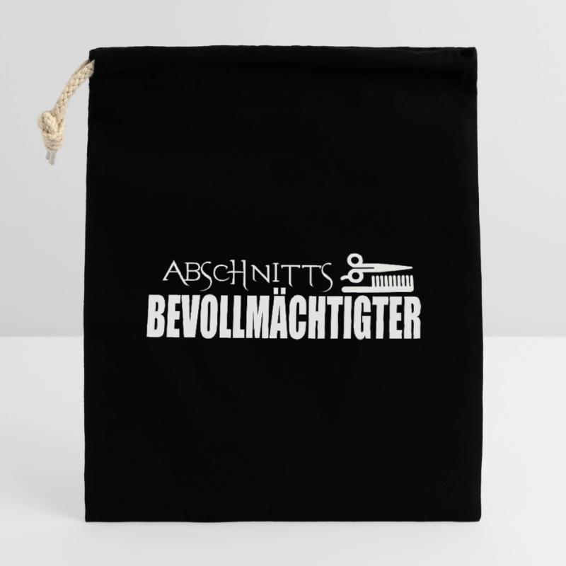 SECTION REPRESENTATIVE Closable cotton gift bag (14x20cm)