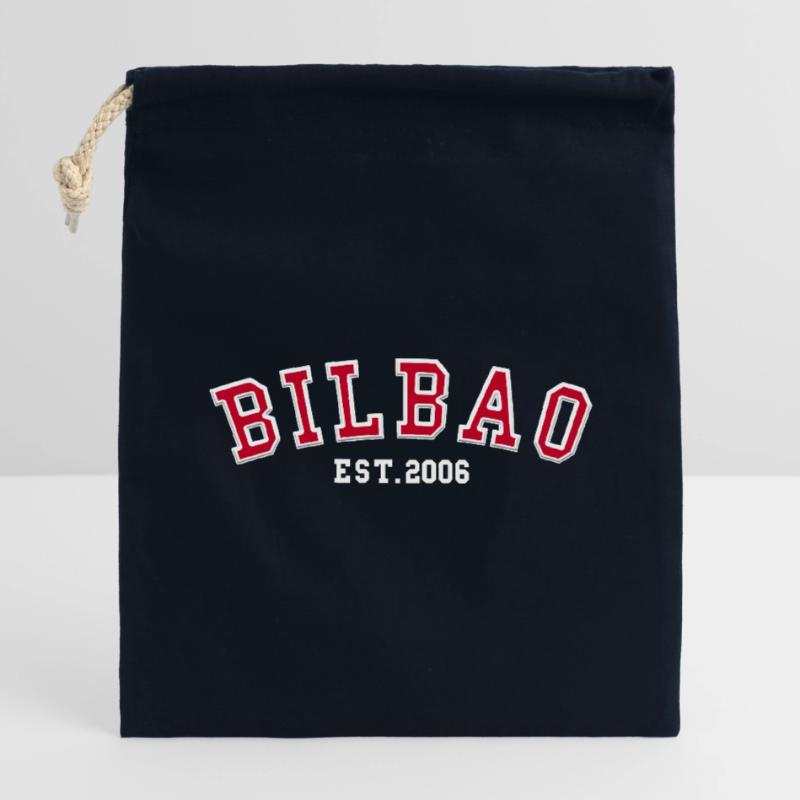 Bilbao Est. 2006 Closable cotton gift bag (14x20cm)