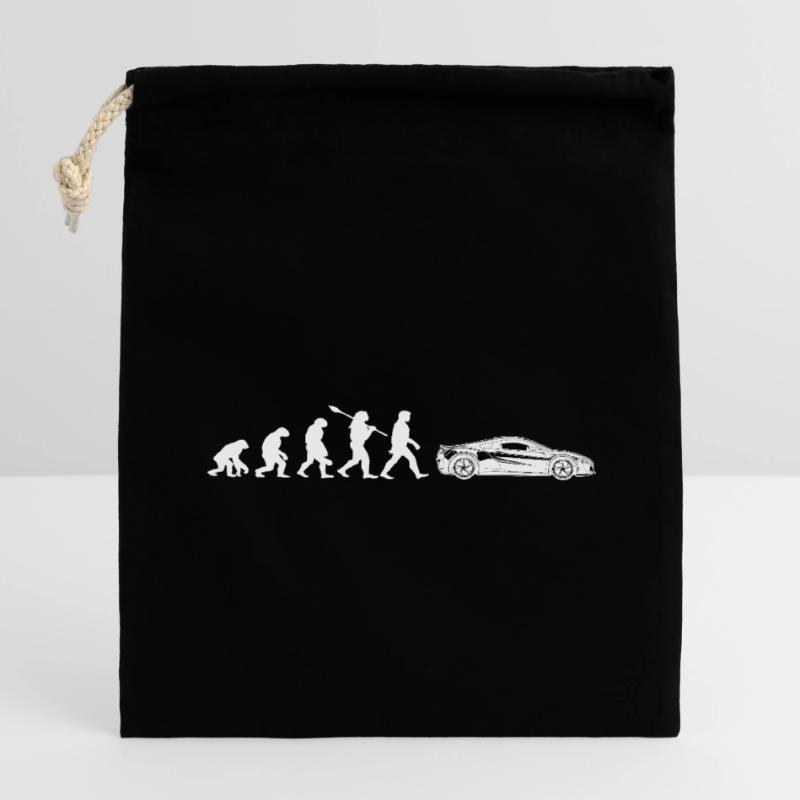 Auto De Sport Evolution Verschließbarer Geschenkbeutel aus Baumwolle (14x20cm)