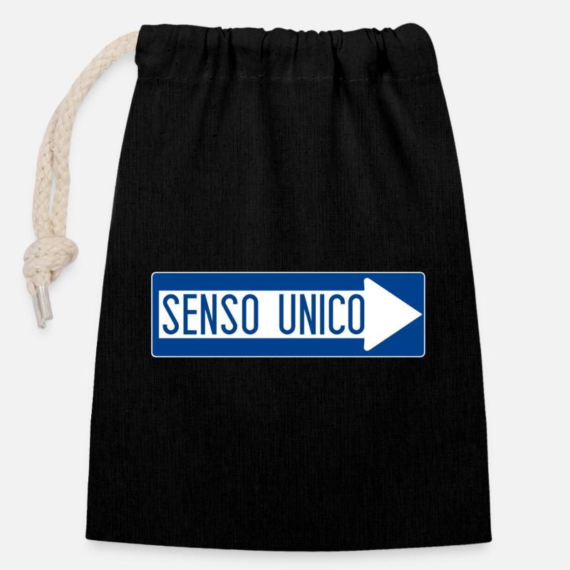 2560px-Fig-_82_a_-_Senso_unico_-_1959 - Closable cotton gift bag (14x20cm) - black