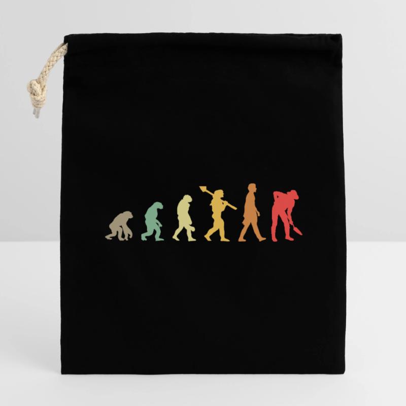 Agriculture d’évolution Sac cadeau en coton avec cordon (14 x 20 cm)