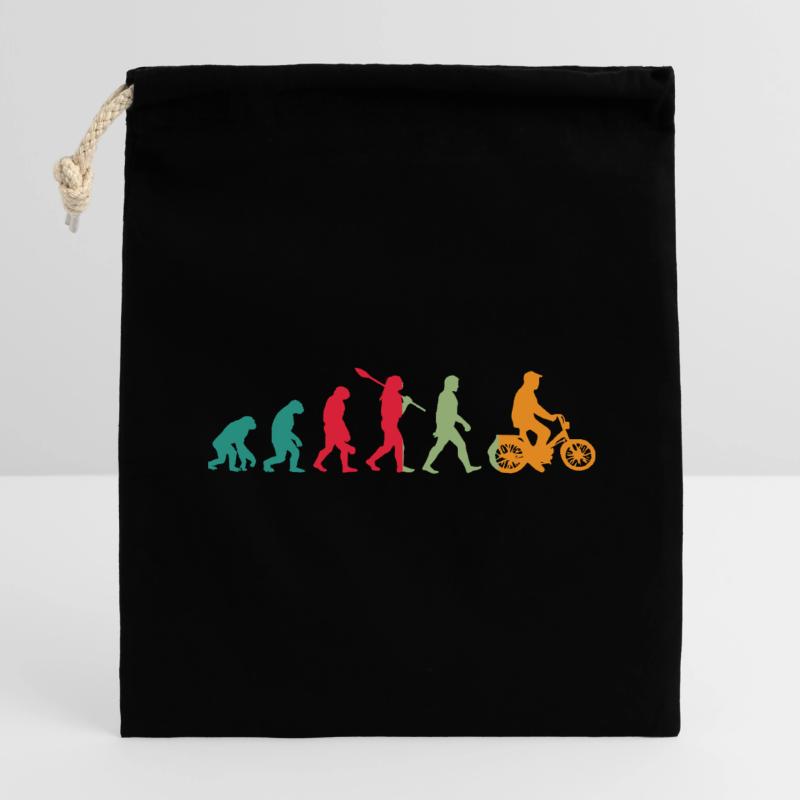 Mofa Evolution Mobylette Sac cadeau en coton avec cordon (14 x 20 cm)