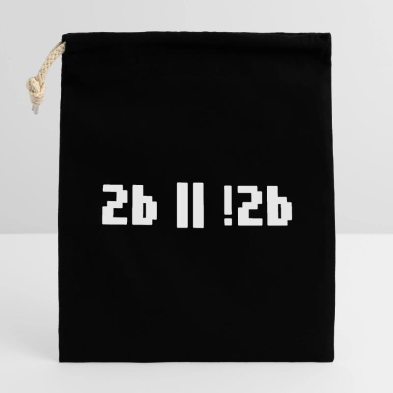 2b ou pas 2b – Programmeur de Shakespeare Hamlet Sac cadeau en coton avec cordon (14 x 20 cm)