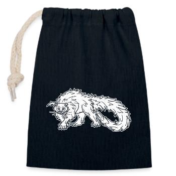 Tierwelt Binturong Polynesien Natur Bärenkatze - Verschließbarer Geschenkbeutel aus Baumwolle (14x20cm) - Navy - Vorne
