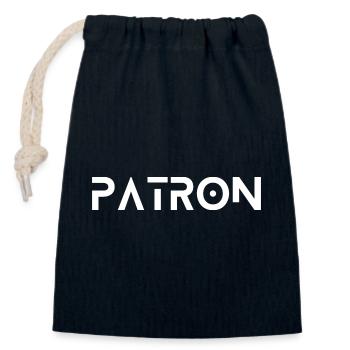 El Patron – The Chef Look - Closable cotton gift bag (14x20cm) - navy - Front