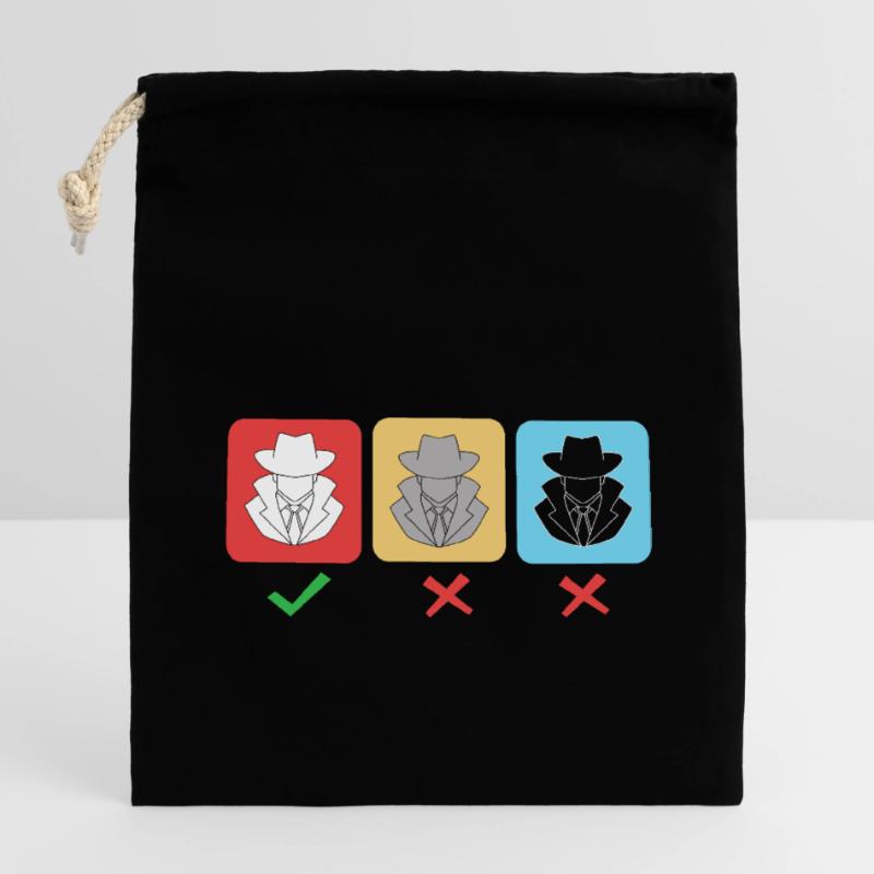 Cybersecurity Cyber Programmierer Hacker Verschließbarer Geschenkbeutel aus Baumwolle (14x20cm)