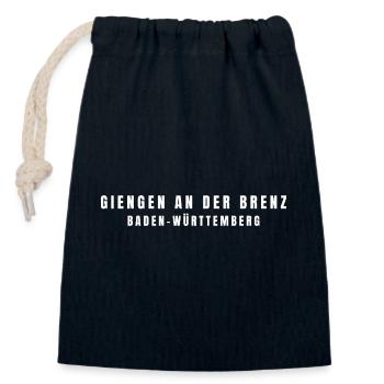 Neustrelitz, Mecklembourg-Poméranie occidentale - Sac cadeau en coton avec cordon (14 x 20 cm) - bleu marine - Devant
