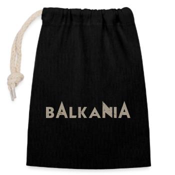 Brate Balkan Slav Herkunft Kroatien Serbien - Verschließbarer Geschenkbeutel aus Baumwolle (14x20cm) - Schwarz - Vorne