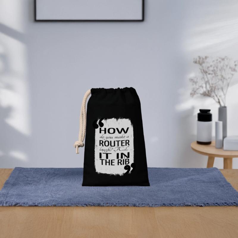 frontend developer informatics nurse girl Verschließbarer Geschenkbeutel aus Baumwolle (14x20cm)