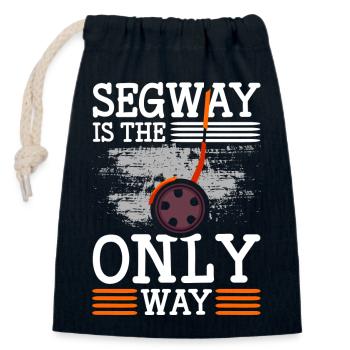 Segway Floating Board - Closable cotton gift bag (14x20cm) - navy - Front