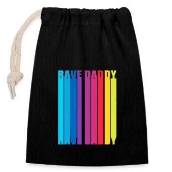 Rave Raver Techno music Techno bass Mixer - Closable cotton gift bag (14x20cm) - black - Front