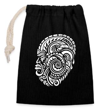 New Zealand's Tattoo Heritage Maori Ink Wonder - Closable cotton gift bag (14x20cm) - black - Front