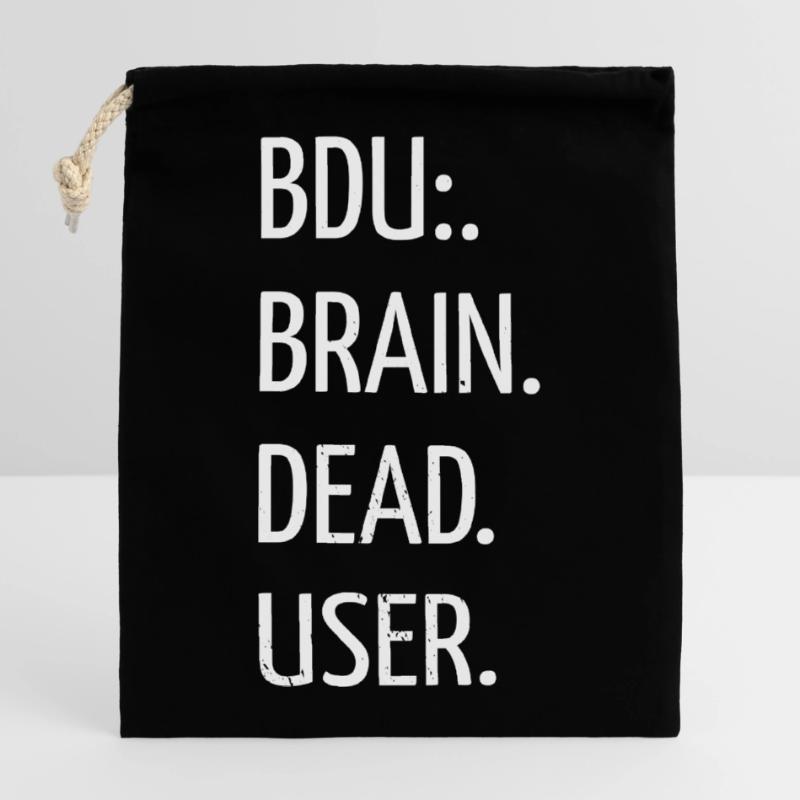 Citation des vulnérabilités de sécurité de White Hat Hacking Sac cadeau en coton avec cordon (14 x 20 cm)