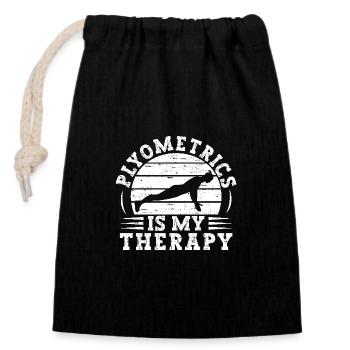 Powerlifting Bodybuilders Powerlifting Bodybuilders - Closable cotton gift bag (14x20cm) - black - Front