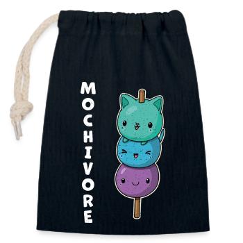 Asiatische Küche Mochi Reis Eis Dessert - Verschließbarer Geschenkbeutel aus Baumwolle (14x20cm) - Navy - Vorne