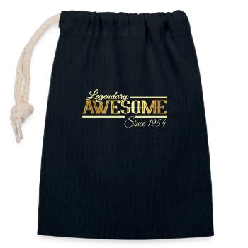 Birthday - Legendarily great since 1954 - - Closable cotton gift bag (14x20cm) - navy - Front