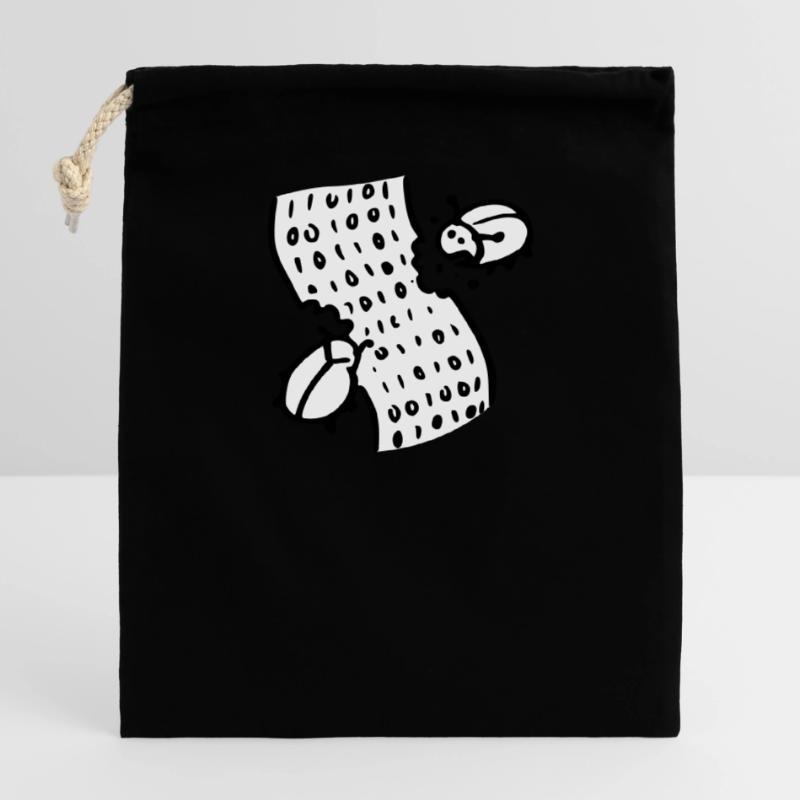 code bugs software Sac cadeau en coton avec cordon (14 x 20 cm)