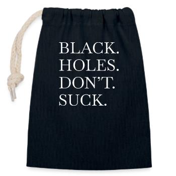 astrophysics astronomy lovers sayings happy - Verschließbarer Geschenkbeutel aus Baumwolle (14x20cm) - Navy - Vorne
