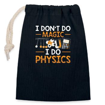 Physiciens | Science Physique Des étudiants Cadeaux - Sac cadeau en coton avec cordon (14 x 20 cm) - bleu marine - Devant