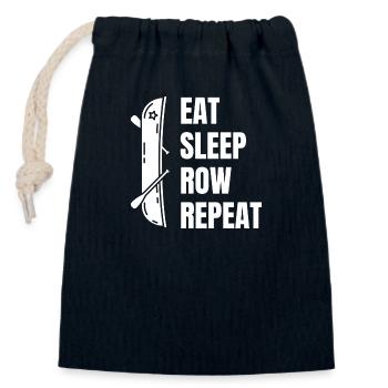 Rowing Rowing Team Rowing Club - Closable cotton gift bag (14x20cm) - navy - Front