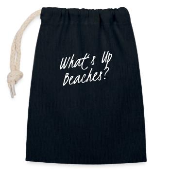 Whats up beaches Captain Holt T-Shirt Brooklyn 99 - Closable cotton gift bag (14x20cm) - navy - Front