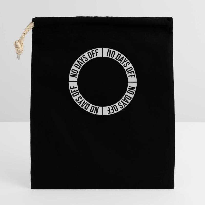 pas de jours de congé devis Sac cadeau en coton avec cordon (14 x 20 cm)
