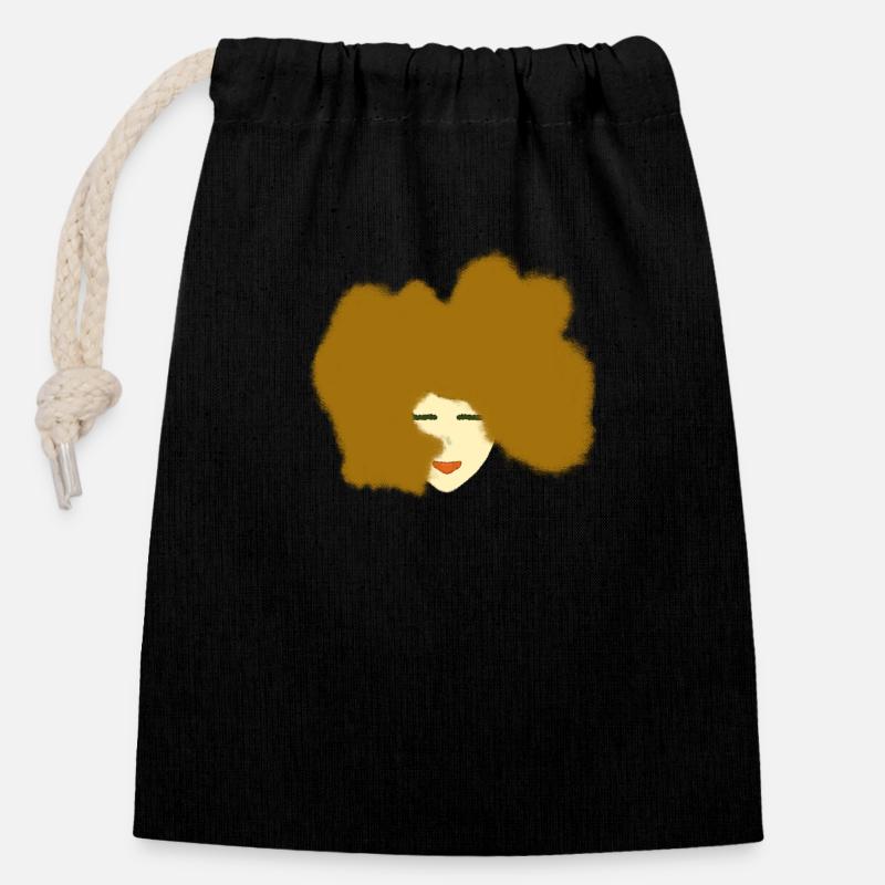 Muppets - Sac cadeau en coton avec cordon (14 x 20 cm) - noir