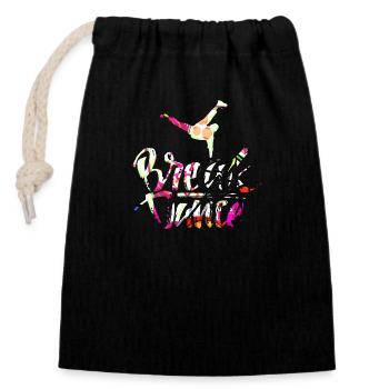 Heavy Metal Rock Musik Hip Hop Breakdance Pop Danz - Verschließbarer Geschenkbeutel aus Baumwolle (14x20cm) - Schwarz - Vorne
