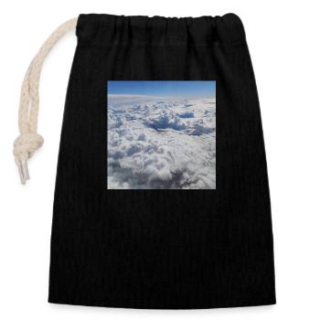skyphotography 19 - Closable cotton gift bag (14x20cm) - black - Front