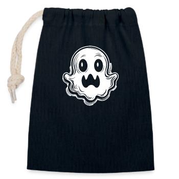 Geist Geister Geisterstunde Halloween - Verschließbarer Geschenkbeutel aus Baumwolle (14x20cm) - Navy - Vorne