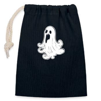 Geist Geister Geisterstunde Halloween - Verschließbarer Geschenkbeutel aus Baumwolle (14x20cm) - Navy - Vorne