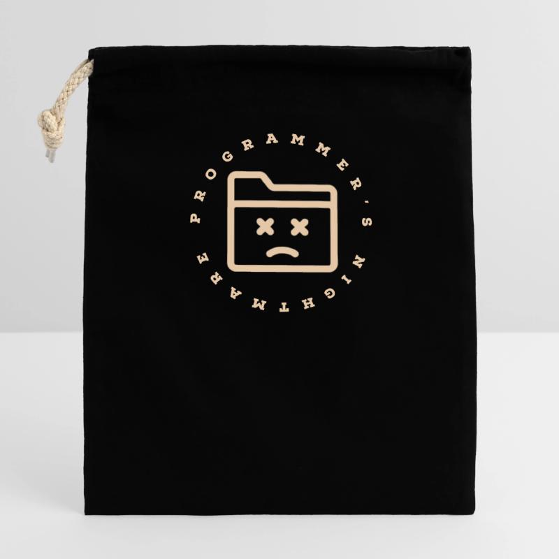 Der Albtraum eines Programmierers Verschließbarer Geschenkbeutel aus Baumwolle (14x20cm)